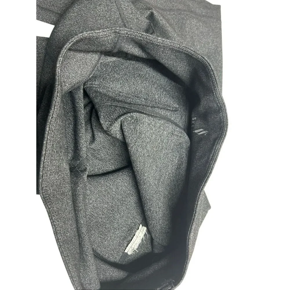 Skechers GOwalk Go Flex High Waisted Activewear Pants Size L Charcoal Gray Worko - Picture 9 of 9